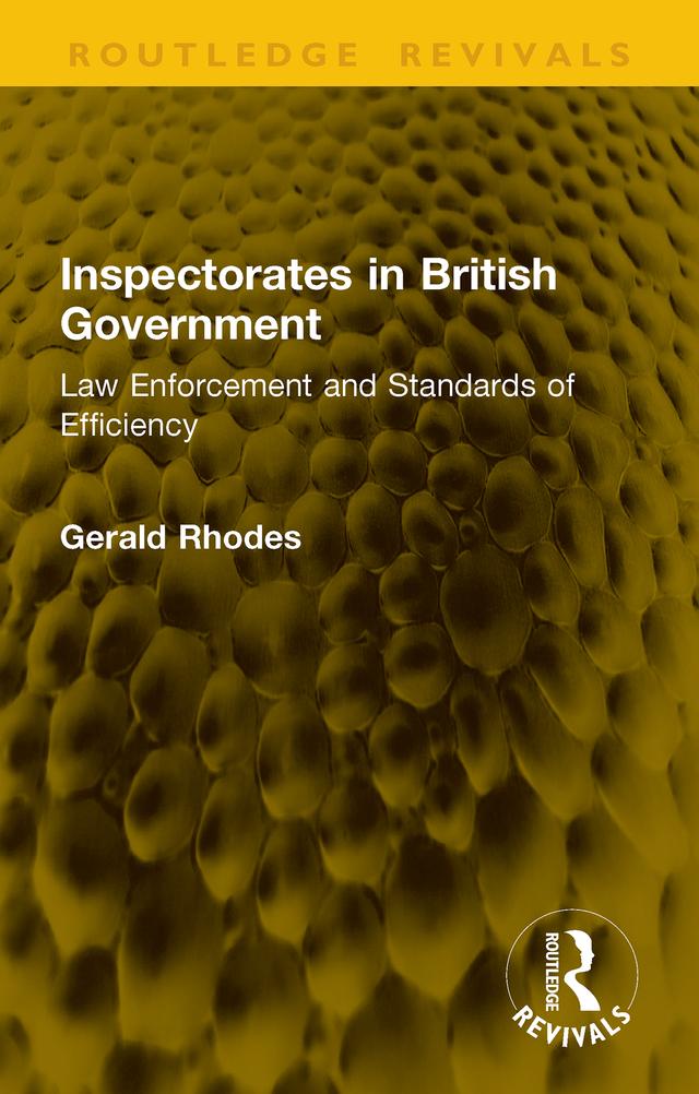 Inspectorates in British Government by Gerald Rhodes