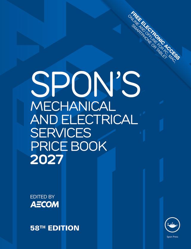 Spon's Mechanical and Electrical Services Price Book 2027 by AECOM