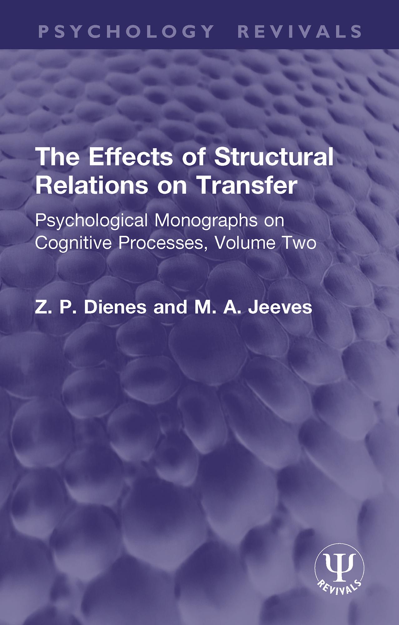 The Effects of Structural Relations on Transfer