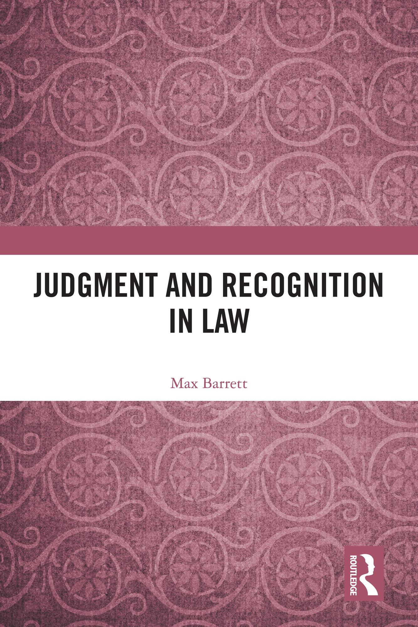 Judgment and Recognition in Law