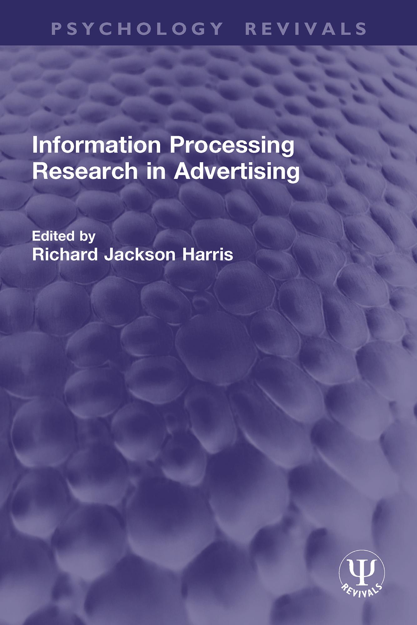Information Processing Research in Advertising