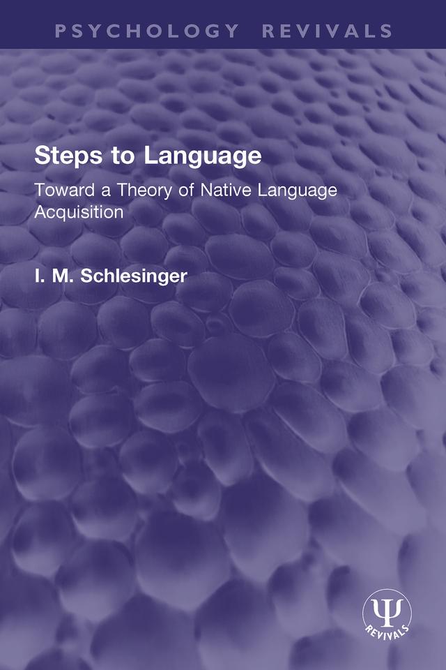 Steps to Language by I. M. Schlesinger