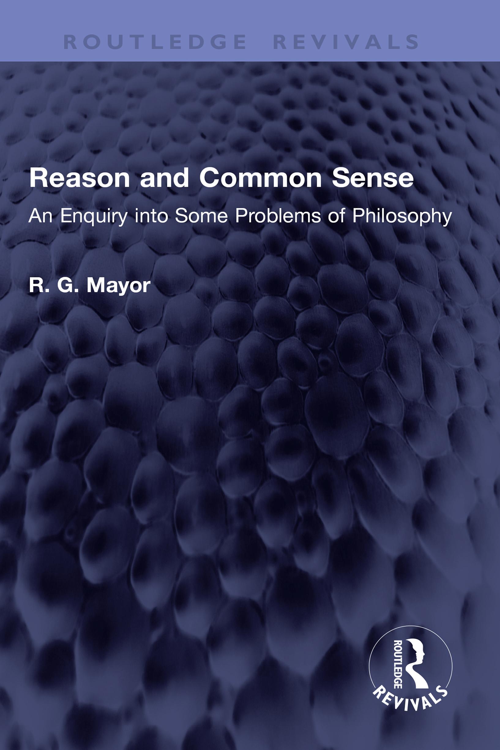 Reason and Common Sense