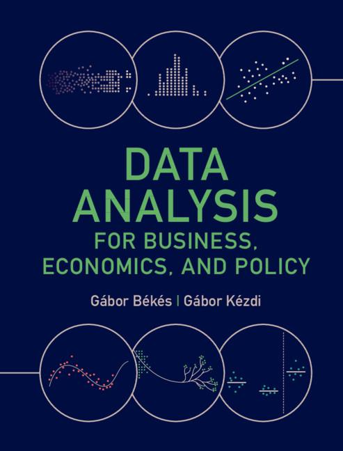 Data Analysis for Business, Economics, and Policy by Gábor Békés, Gábor Kézdi
