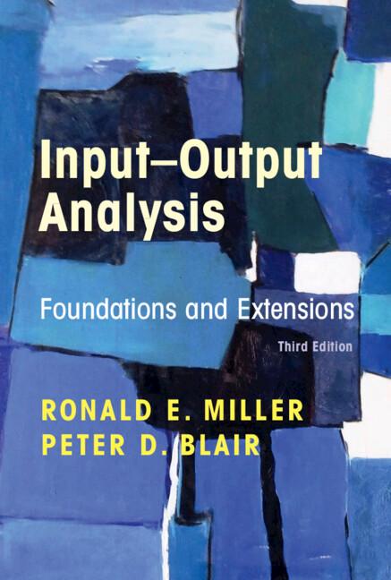 Input-Output Analysis by Peter D. Blair, Ronald E. Miller
