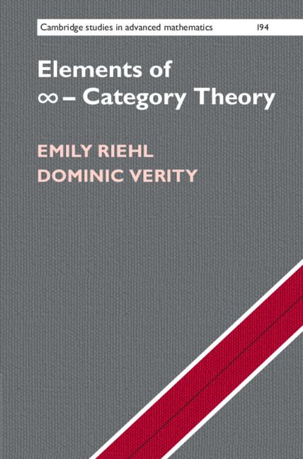 Elements of ∞-Category Theory by Dominic Verity, Emily Riehl