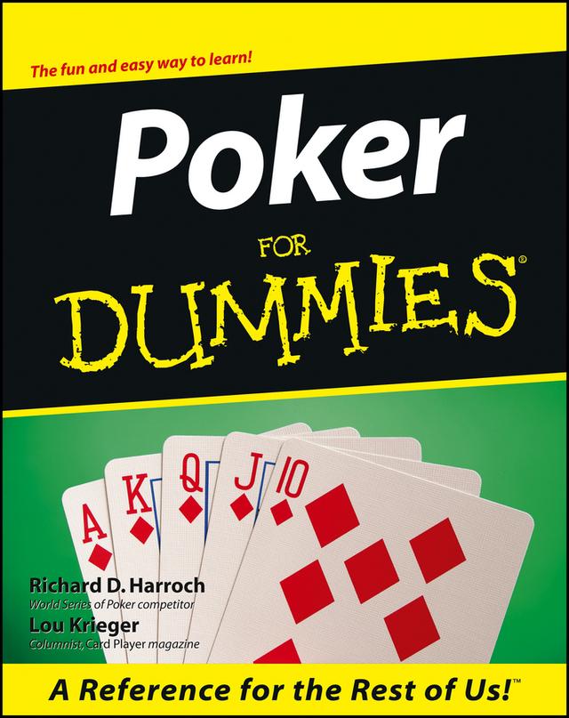 Poker For Dummies by Lou Krieger, Richard D. Harroch