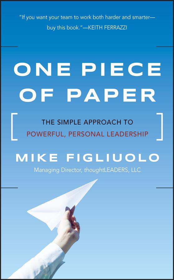 One Piece of Paper by Mike Figliuolo