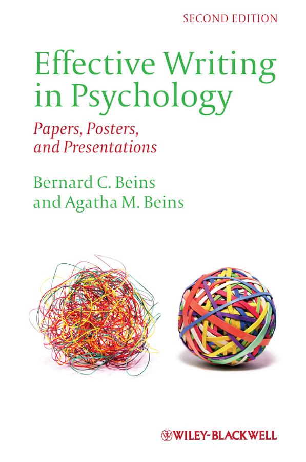 Effective Writing in Psychology by Agatha M. Beins, Bernard C. Beins
