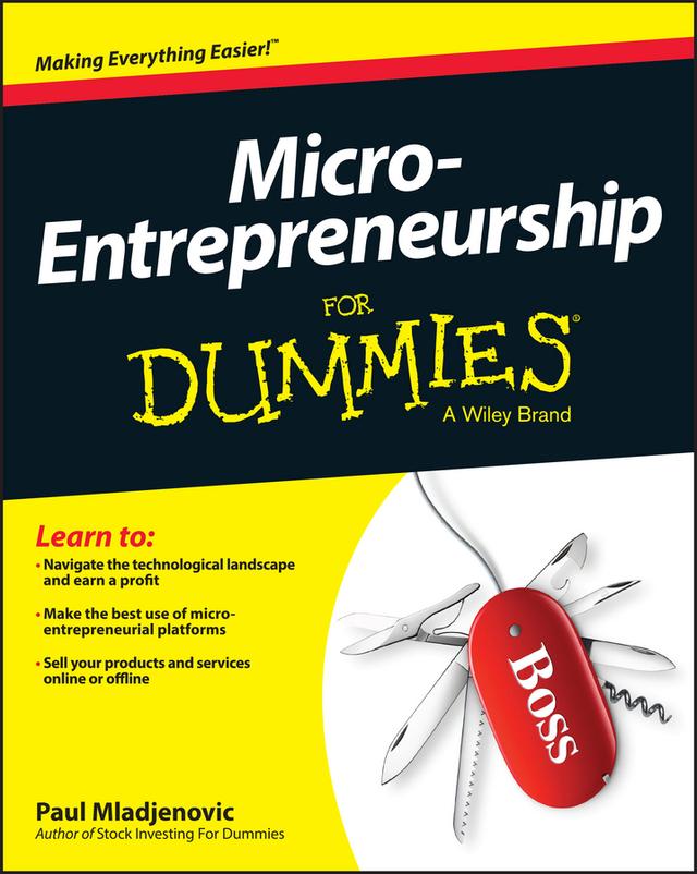 Micro-Entrepreneurship For Dummies by Paul Mladjenovic