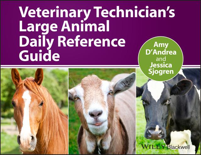 Veterinary Technician's Large Animal Daily Reference Guide by Amy D'Andrea, Jessica Sjogren