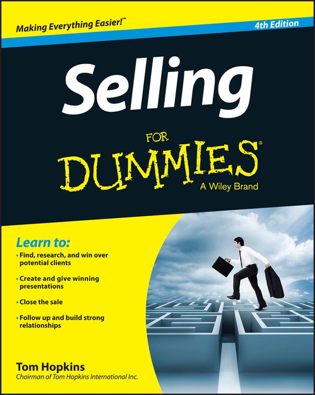 Selling For Dummies by Tom Hopkins