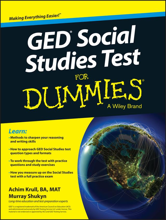 GED Social Studies For Dummies by Achim K. Krull, Murray Shukyn