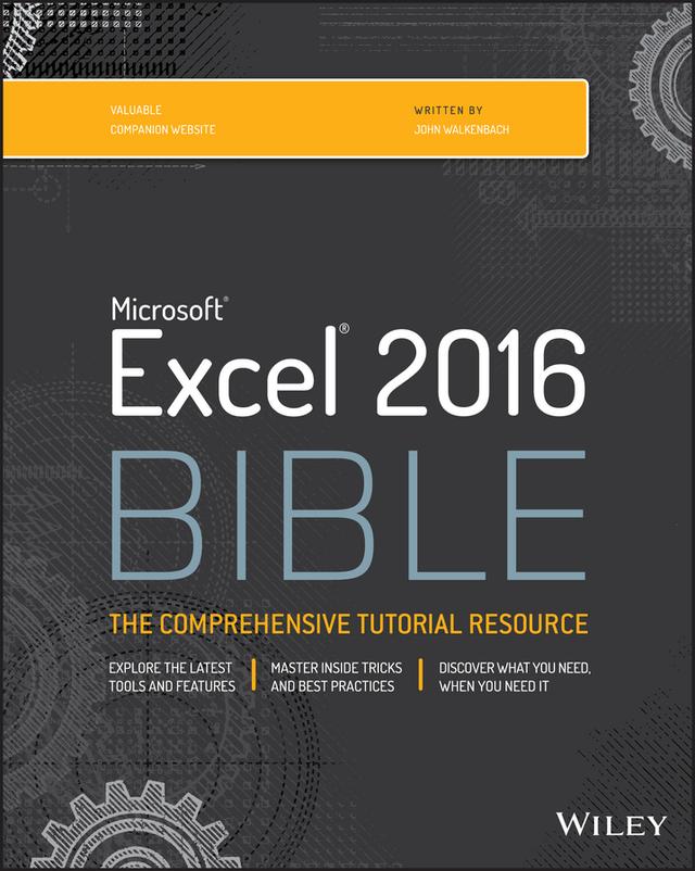 Excel 2016 Bible by John Walkenbach