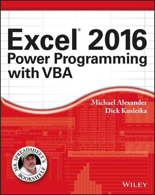 Excel 2016 Power Programming with VBA by Michael Alexander, Richard Kusleika