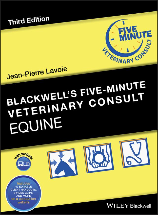 Blackwell's Five-Minute Veterinary Consult by Jean-Pierre Lavoie