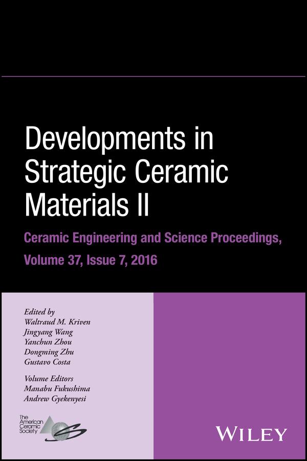 Developments in Strategic Ceramic Materials II by Andrew Gyekenyesi, Dongming Zhu, Gustavo Costa, Jingyang Wang, Manabu Fukushima, Waltraud M. Kriven, Yanchun Zhou
