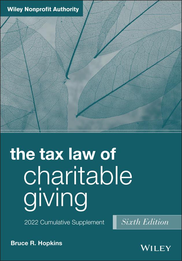 The Tax Law of Charitable Giving by Bruce R. Hopkins