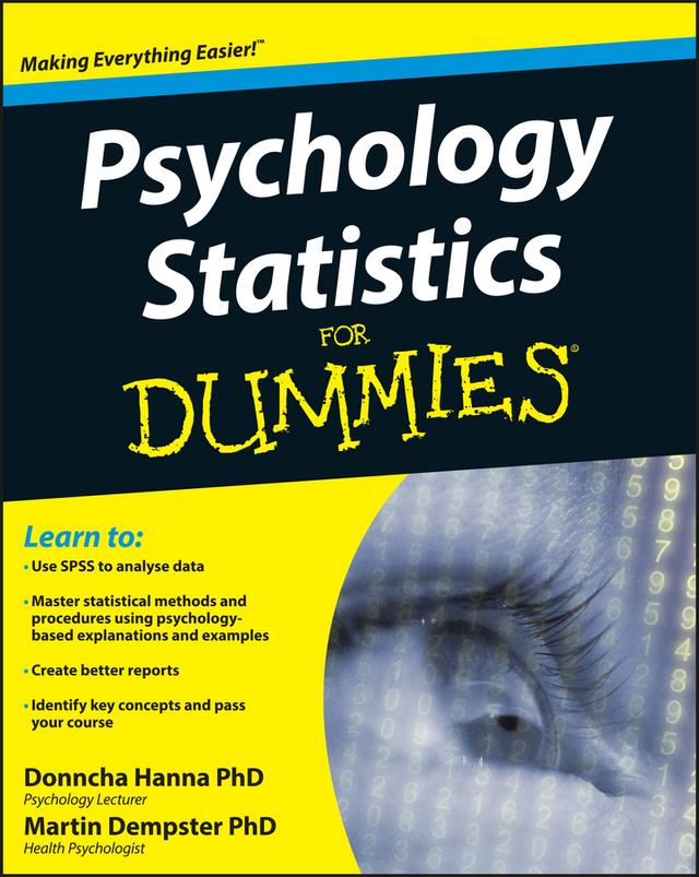 Psychology Statistics For Dummies by Donncha Hanna, Martin Dempster