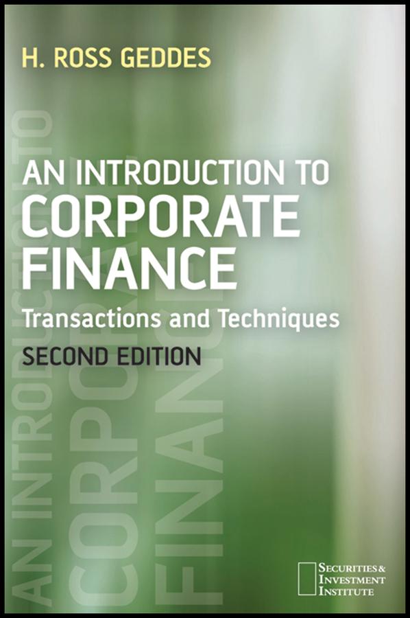 An Introduction to Corporate Finance