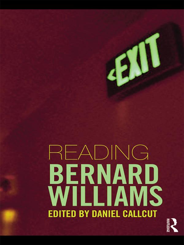 Reading Bernard Williams by Daniel Callcut