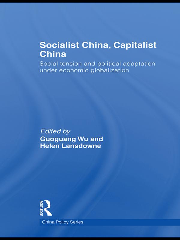 Socialist China, Capitalist China by Guoguang Wu, Helen Lansdowne