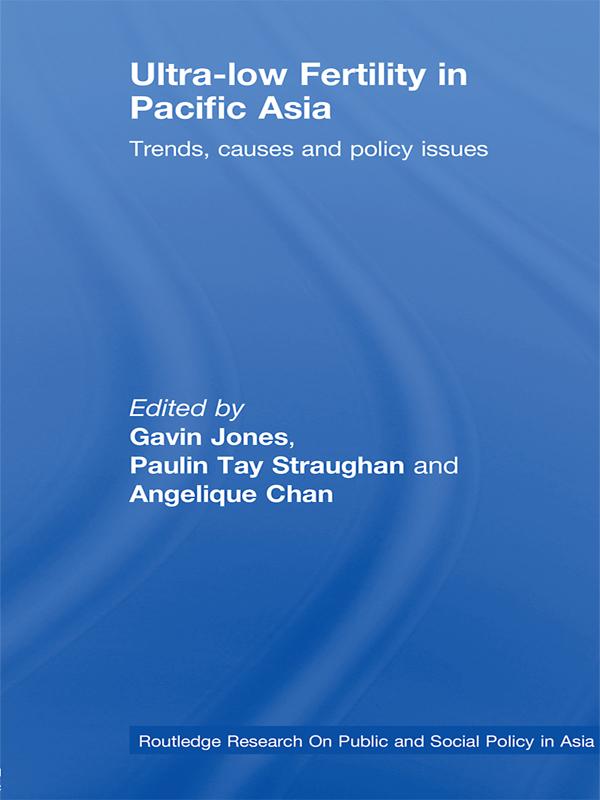 Ultra-Low Fertility in Pacific Asia by Angelique Chan, Gavin Jones, Paulin Straughan
