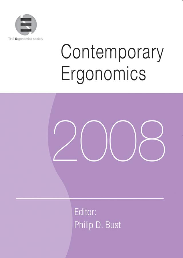 Contemporary Ergonomics 2008 by Philip D. Bust