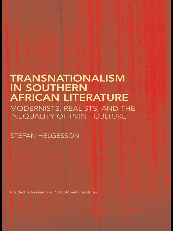 Transnationalism in Southern African Literature by Stefan Helgesson