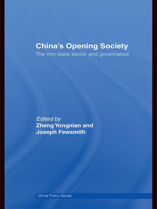China's Opening Society by Joseph Fewsmith, Zheng Yongnian