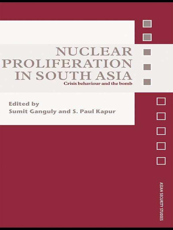 Nuclear Proliferation in South Asia