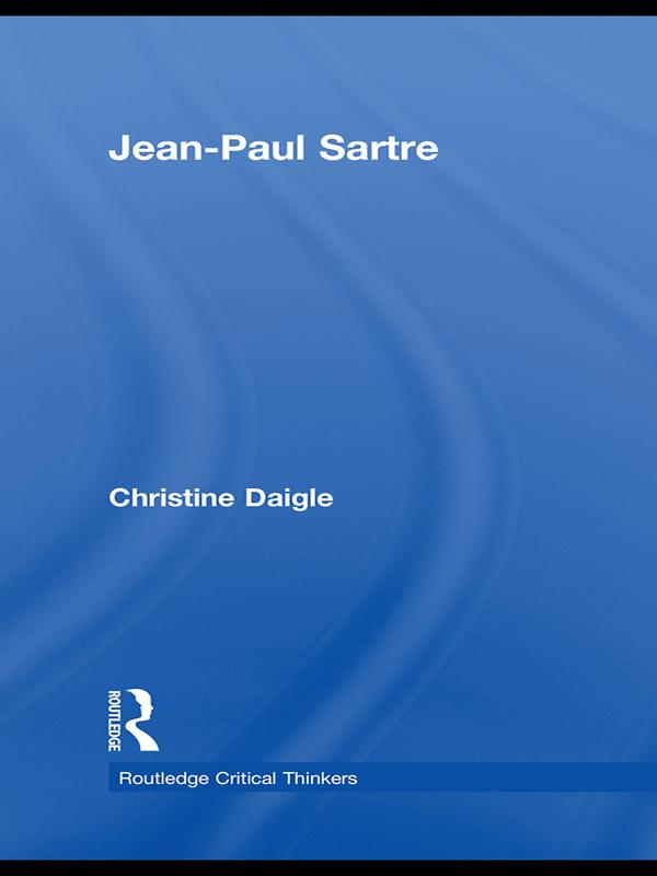 Jean-Paul Sartre by Christine Daigle