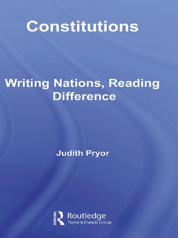 Constitutions by Judith Pryor