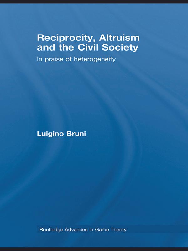 Reciprocity, Altruism and the Civil Society