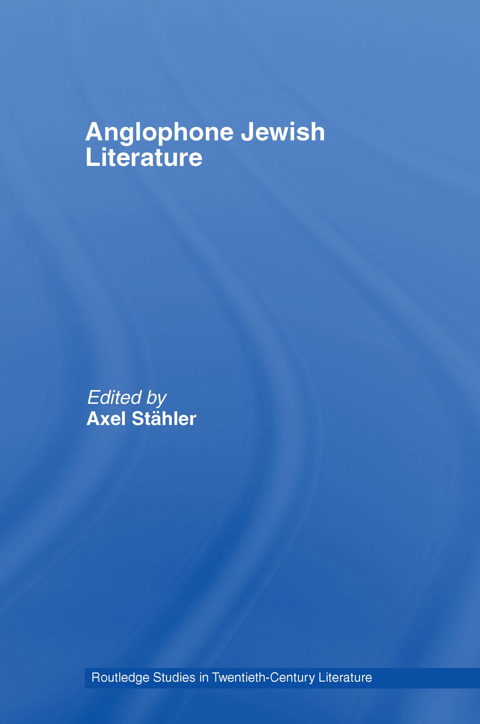 Anglophone Jewish Literature