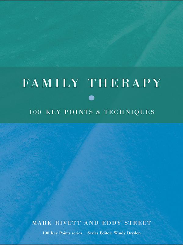 Family Therapy by Eddy Street, Mark Rivett