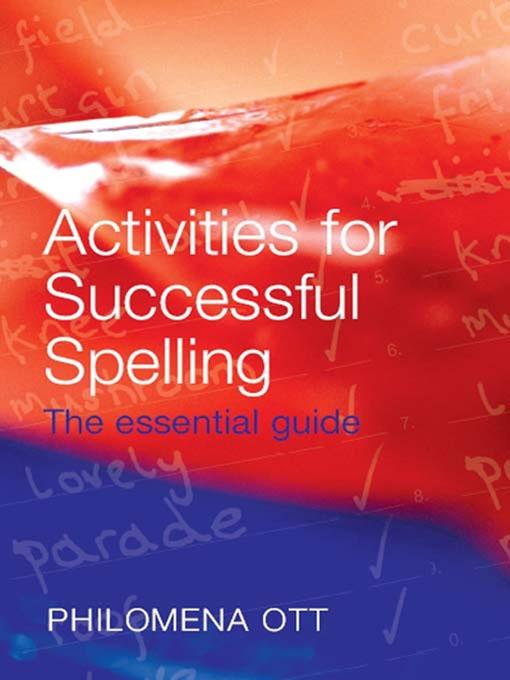 Activities for Successful Spelling by Philomena Ott