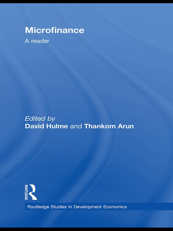 Microfinance by David Hulme, Thankom Arun