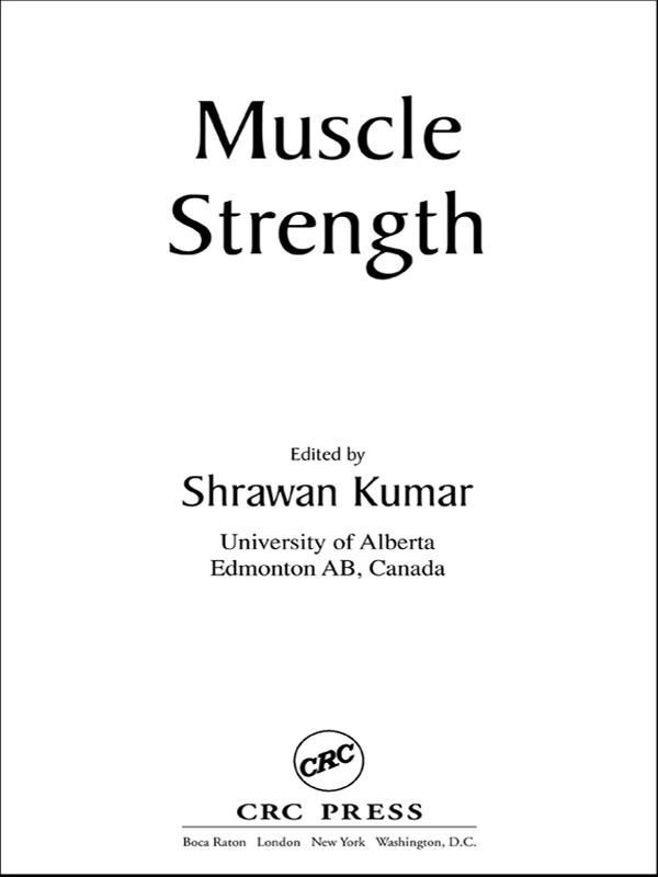Muscle Strength by Shrawan Kumar