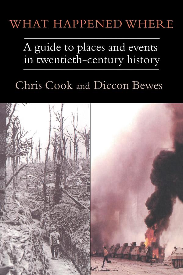 What Happened Where by Chris Cook
