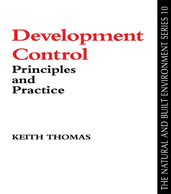 Development Control by Keith Thomas