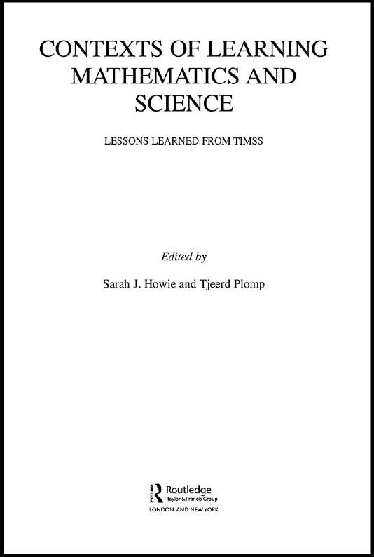 Contexts of Learning Mathematics and Science by Sarah J. Howie, Tjeerd Plomp