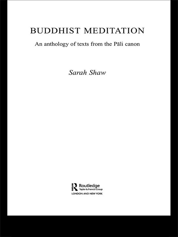 Buddhist Meditation by Sarah Shaw
