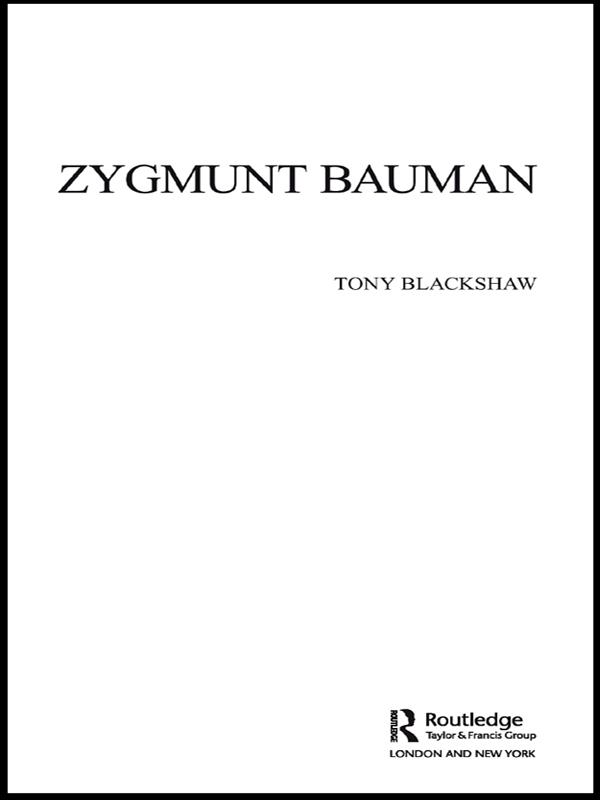 Zygmunt Bauman by Tony Blackshaw