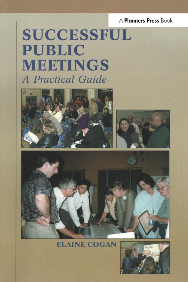 Successful Public Meetings, 2nd ed. by Elaine Cogan