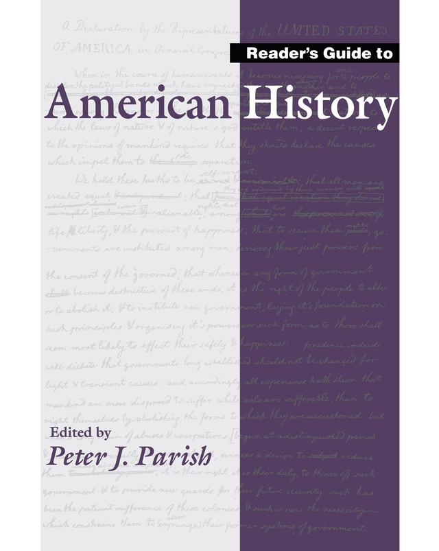 Reader's Guide to American History by Peter J. Parish