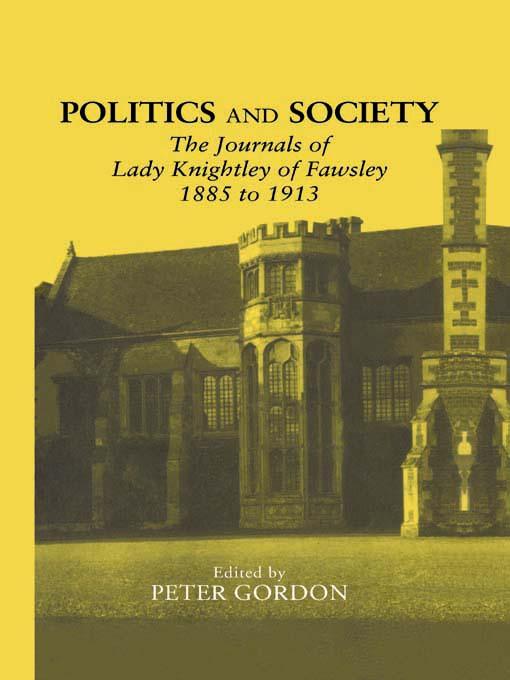 Politics and Society by Peter Gordon