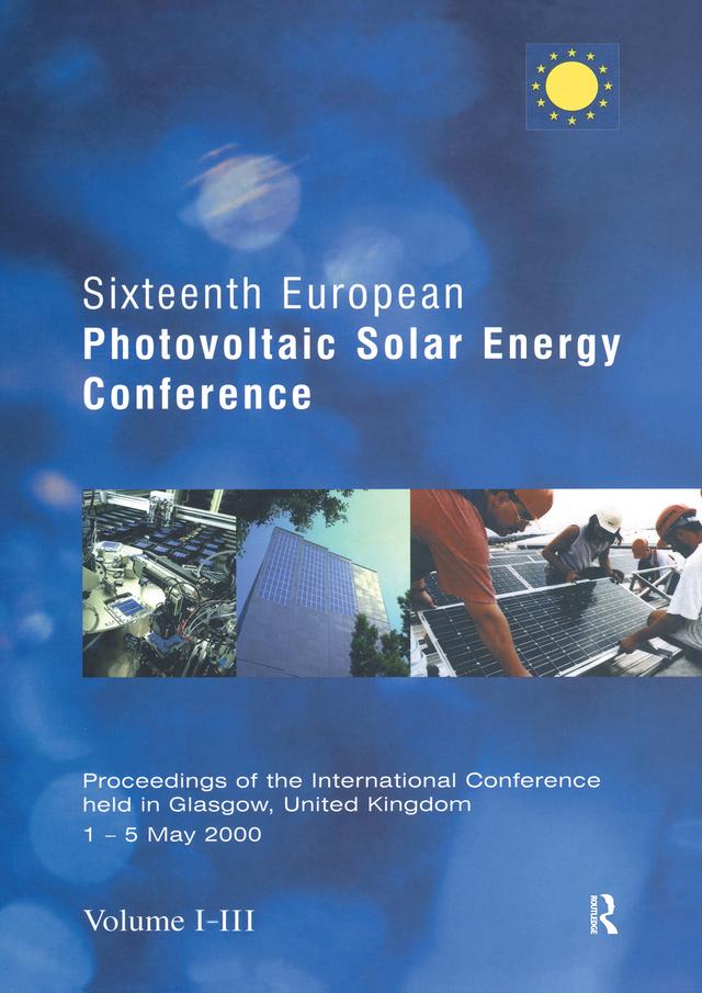 Sixteenth European Photovoltaic Solar Energy Conference by B. McNelis, H.A. Ossenbrink, H. Scheer, P. Helm, W. Palz
