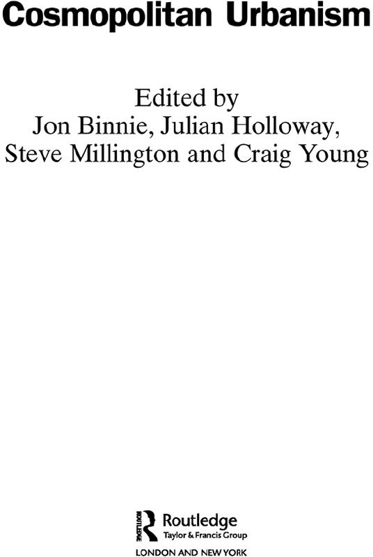 Cosmopolitan Urbanism by Craig Young, Jon Binnie, Julian Holloway, Steve Millington