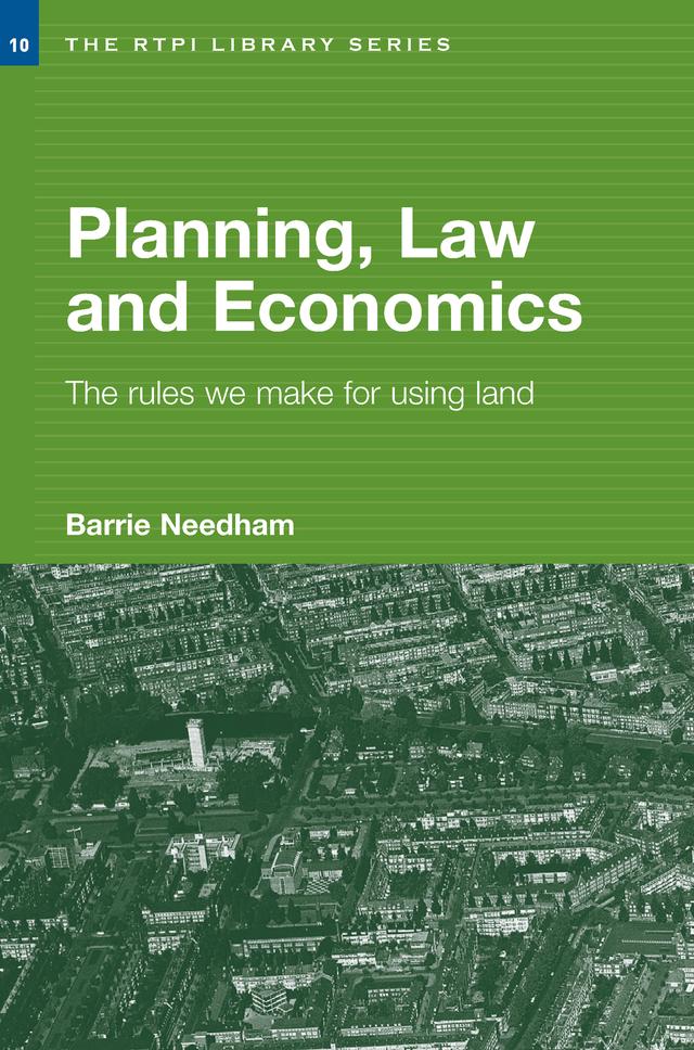 Planning, Law and Economics by Barrie Needham